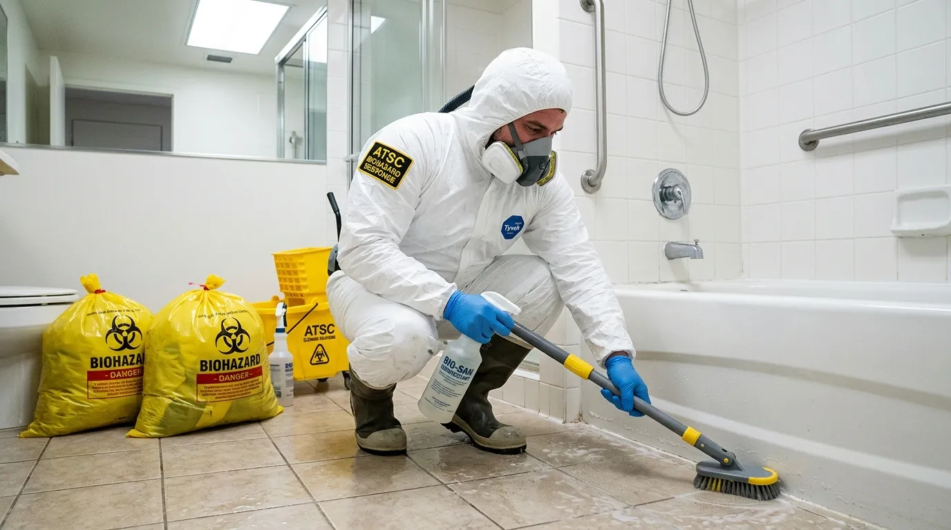 Decontamination equipment deployed for Blood Cleanup in Briar Chapel